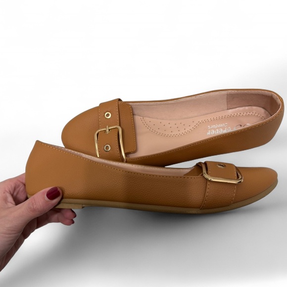 Forever Comfort ballet tan flats - Picture 7 of 7